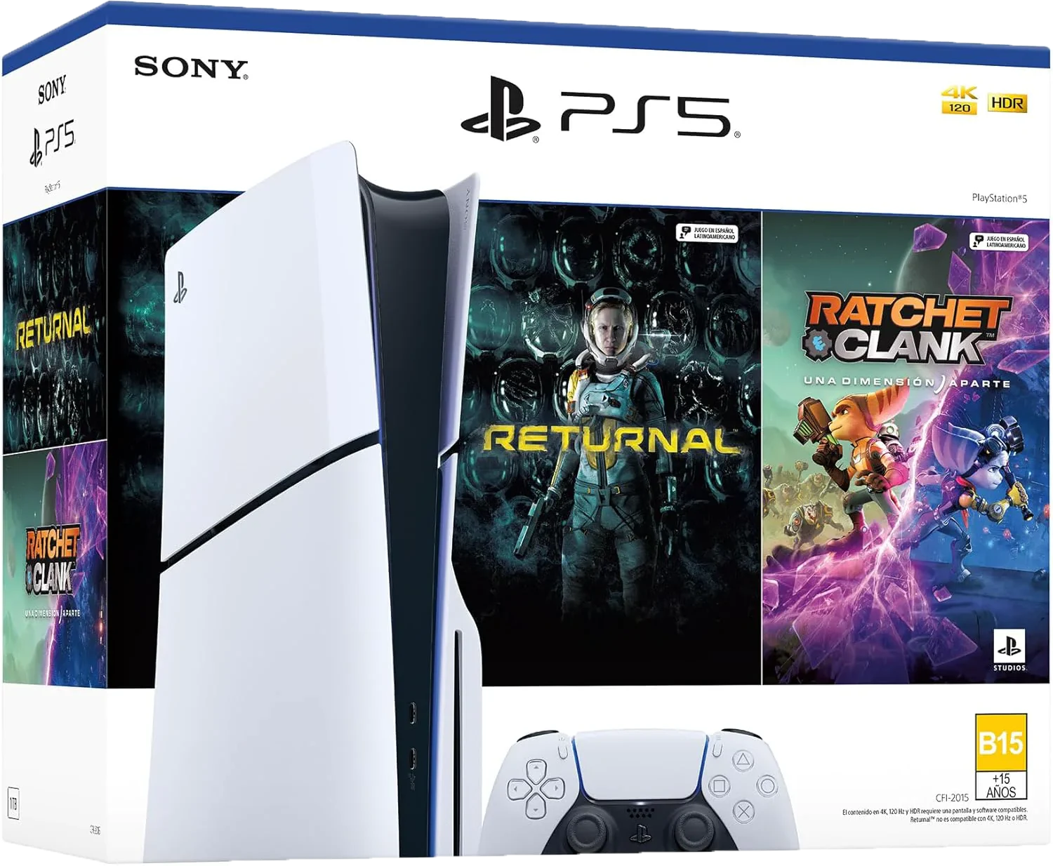Playstation 5 Slim - Blanco - Estándar 1TB